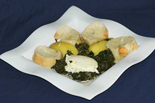 Bouillabaisse d'épinards