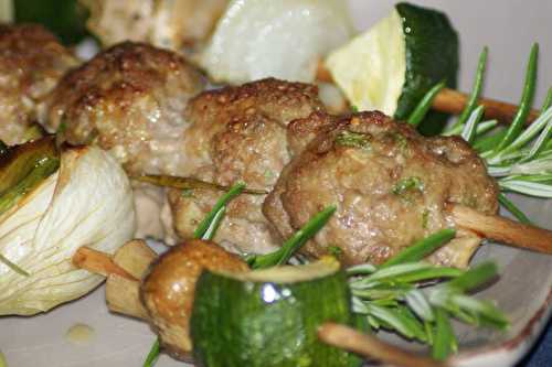 Boulettes d'agneau aux légumes