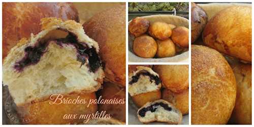 Brioches polonaises aux myrtilles