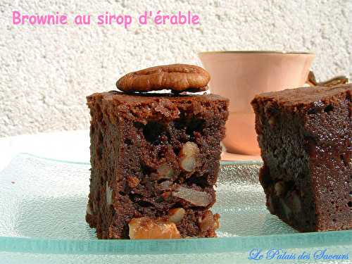 Brownie au sirop d'érable