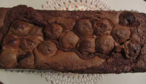 Cake chocolat aux billes vanillées - Le Palais des Saveurs