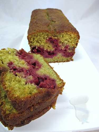 Cake pistache framboise