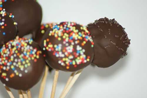 Cake pops au Nutella et cacao