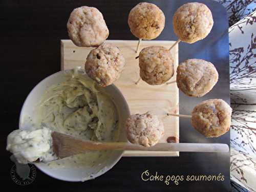 Cake pops saumonés