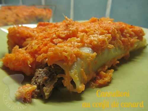 Cannelloni au confit de canard