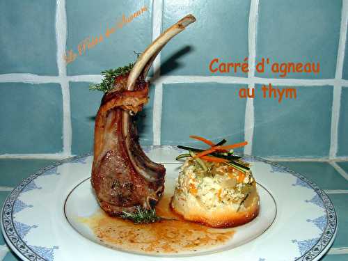 Carrés d'agneau au thym