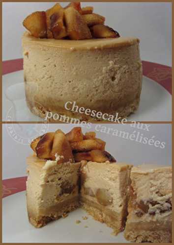 Cheesecake aux pommes caramélisées - Le Palais des Saveurs