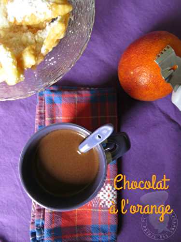 Chocolat chaud à l'orange