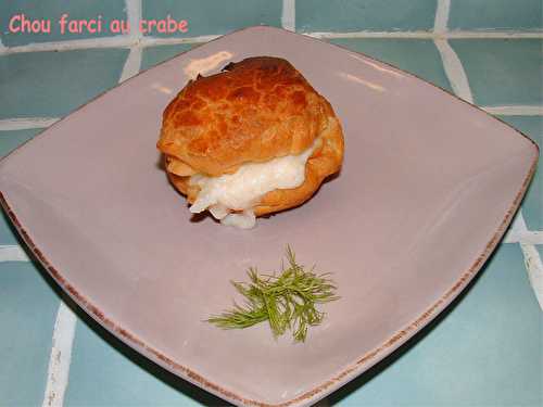 Chou farci au crabe