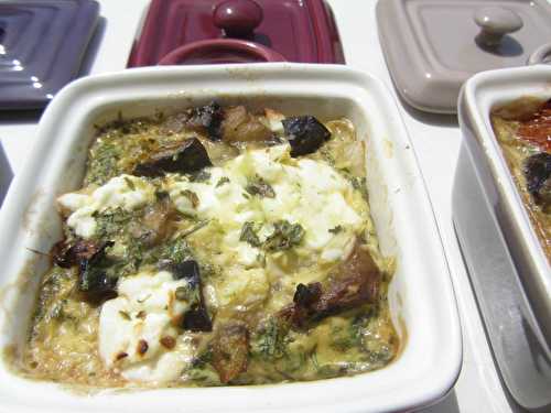 Clafoutis aux aubergines