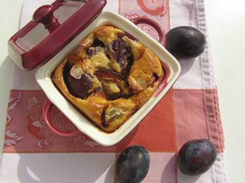 Clafoutis aux quetsches et aux amandes