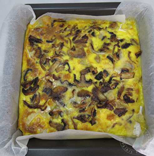 Clafoutis de champignons au camembert