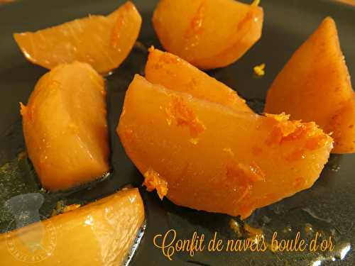 Confit de navets boule d'or