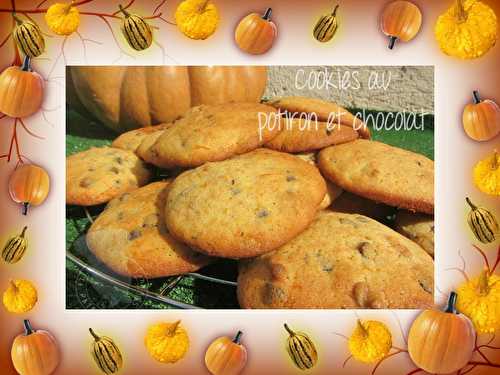 Cookies au potiron et chocolat