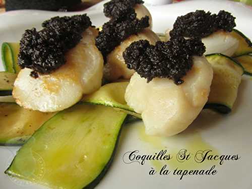 Coquilles Saint-Jacques à la tapenade