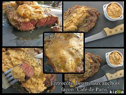 Côte de boeuf beurre aux anchois façon "Café de Paris"