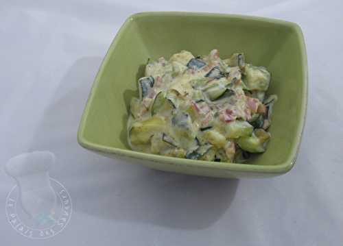 Courgettes façon carbonara à la Vache qui rit