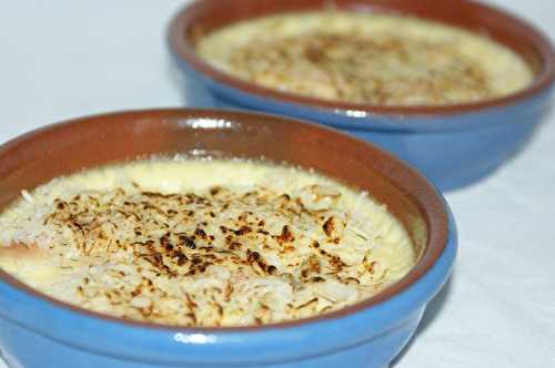 Crème brûlée au saumon