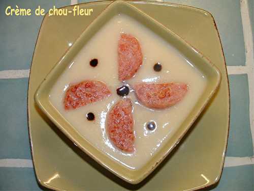 Crème de chou-fleur