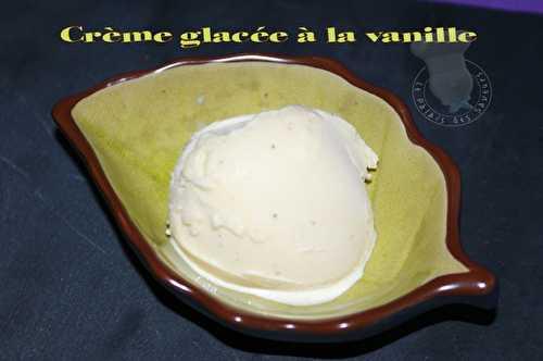 Crème glacée à la vanille de P. Conticini