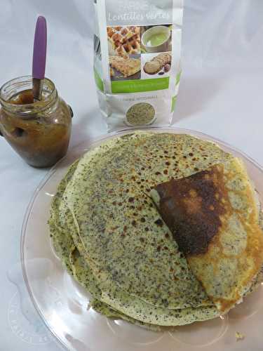 Crêpes à la farine de lentilles