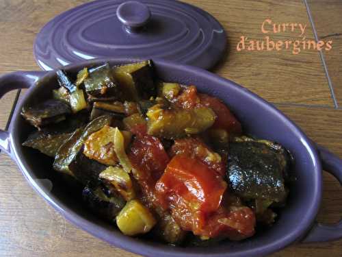 Curry d'aubergines