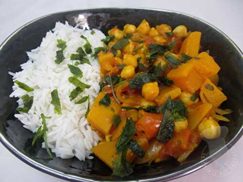Curry végétarien aux pois-chiches - Le Palais des Saveurs