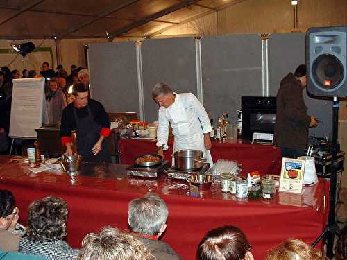 Démonstrations culinaires des grands chefs de cuisine autour de 3 recettes de fêtes