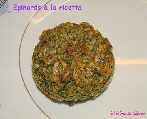 Epinards à la ricotta