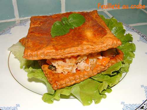 Feuilletés au crabe