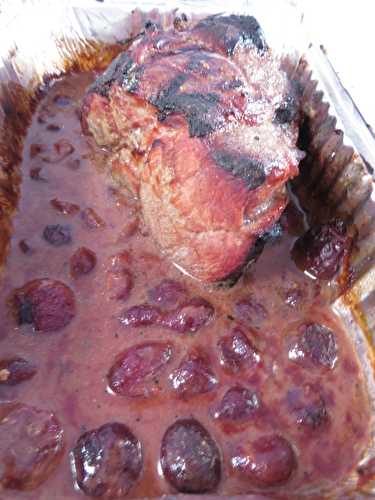 Filet de porc mariné au cola, glaçage aux cerises - Le Palais des Saveurs