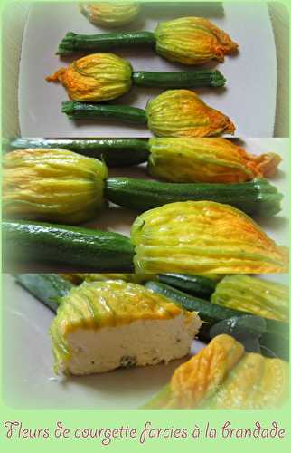 Fleurs de courgette farcies à la brandade