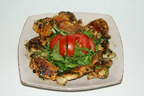 Foie de baudroie poêlé en salade