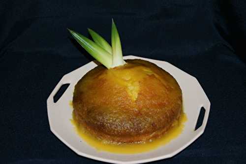 Gâteau au yaourt et sirop d'ananas