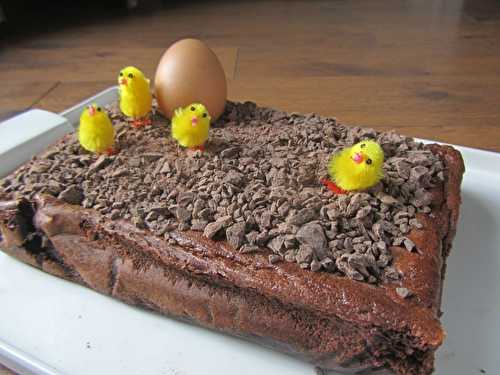 Gâteau magique intensément chocolat pour Pâques - Le Palais des Saveurs