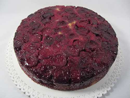 Gâteau tatin aux cerises