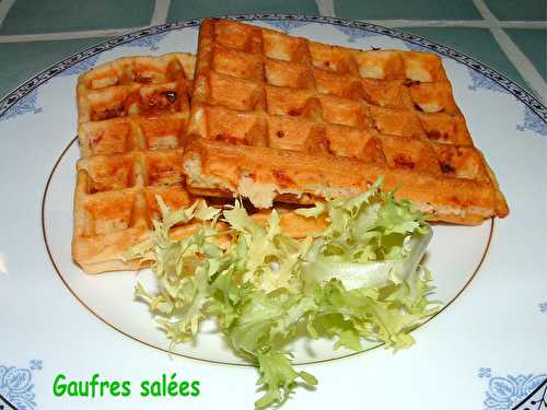 Gaufres salées