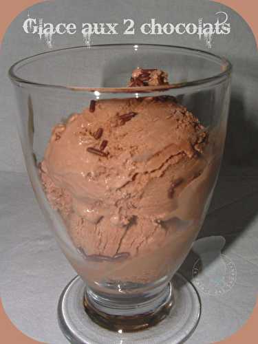 Glace aux 2 chocolats