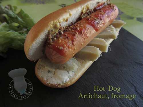 Hot-Dog artichauts, fromage