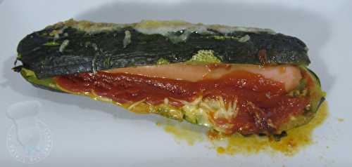 Hot-dog de courgette