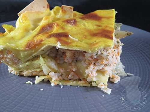 Lasagnes crabe curry