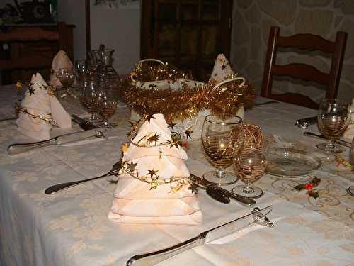 Ma table de fêtes