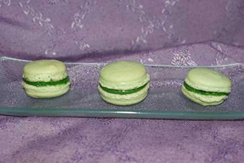 Macarons à la ganache pistache