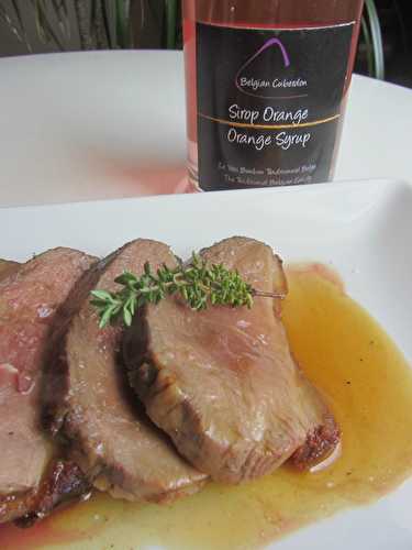 Magret de canard au sirop d'orange de Cuberdon