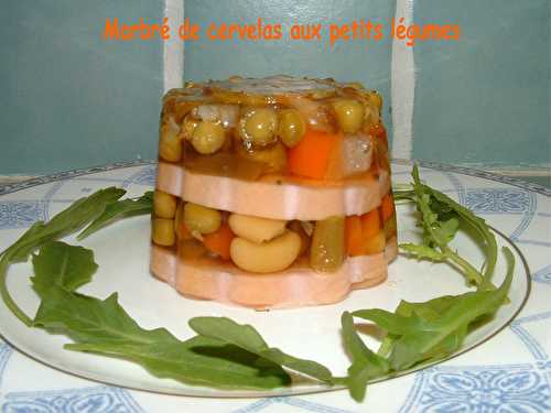 Marbré de cervelas aux petits légumes