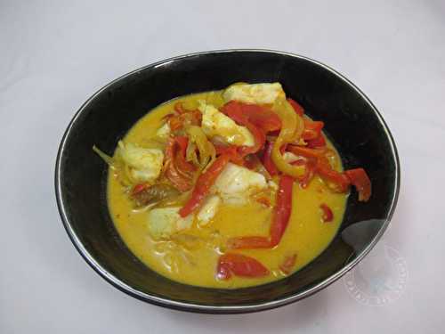 Mijoté de poisson curry et lait de coco - Le Palais des Saveurs