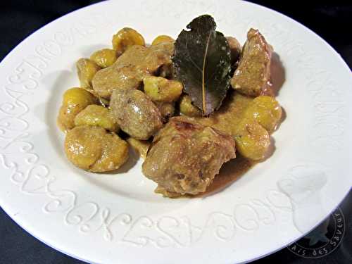 Mijoté de veau aux châtaignes