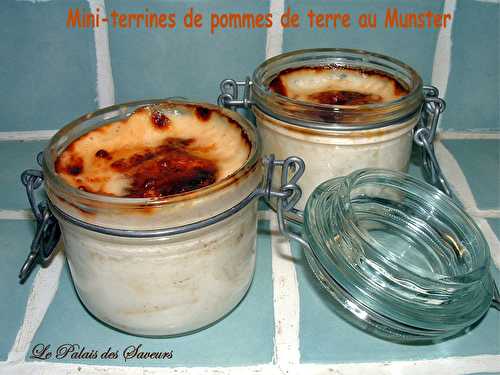 Mini-terrines de pommes de terre au munster