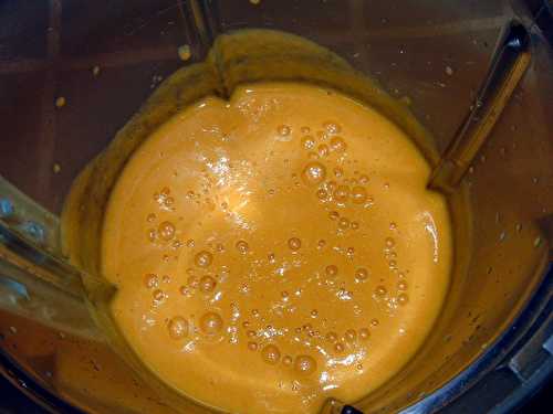 Mousse de carottes à la ciboulette