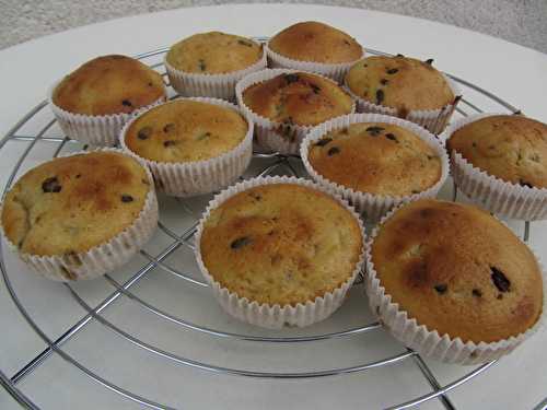 Muffins à la banane et aux pépites de chocolat